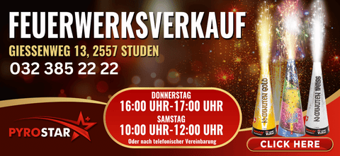 Feuerwerksverkauf in Studen BE
