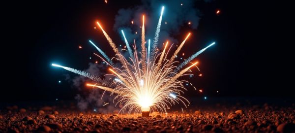 Feuerwerk Fontäne