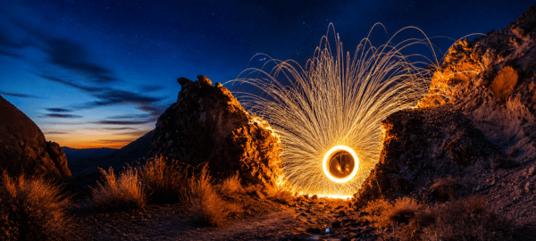 Leises Feuerwerk ohne Knall