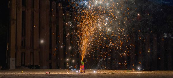 Schweizer Feuerwerk Vulkan