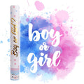 Konfettikanone für Gender Reveal "Girl", 40 cm