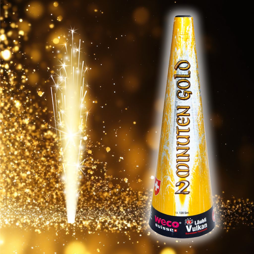 2-Minuten Vulkan gold