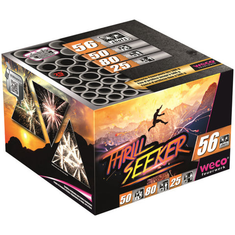 Feuerwerksbatterie Thrill Seeker, 56 Schuss von Weco