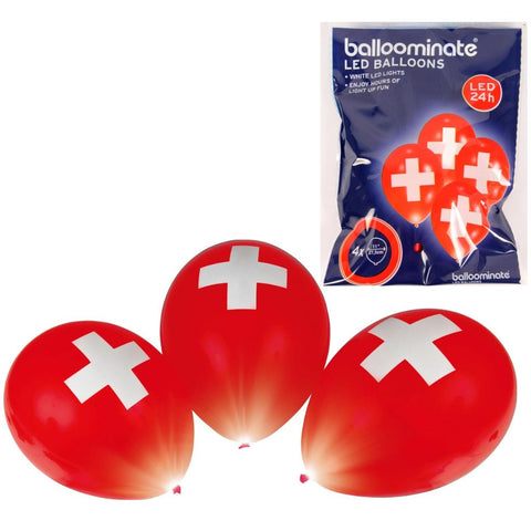 CH-Ballone LED 4 Stück