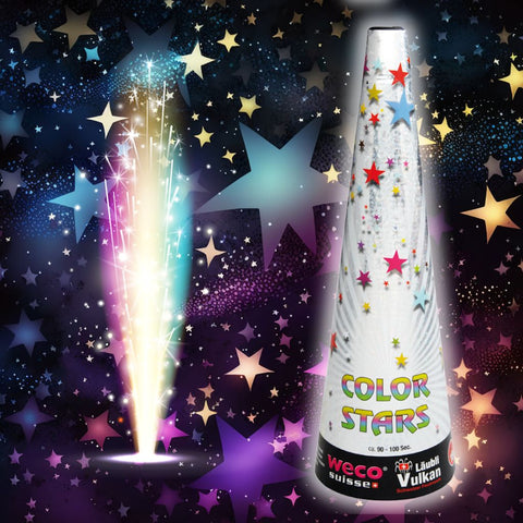 Colour Stars Feuerwerk Vulkan