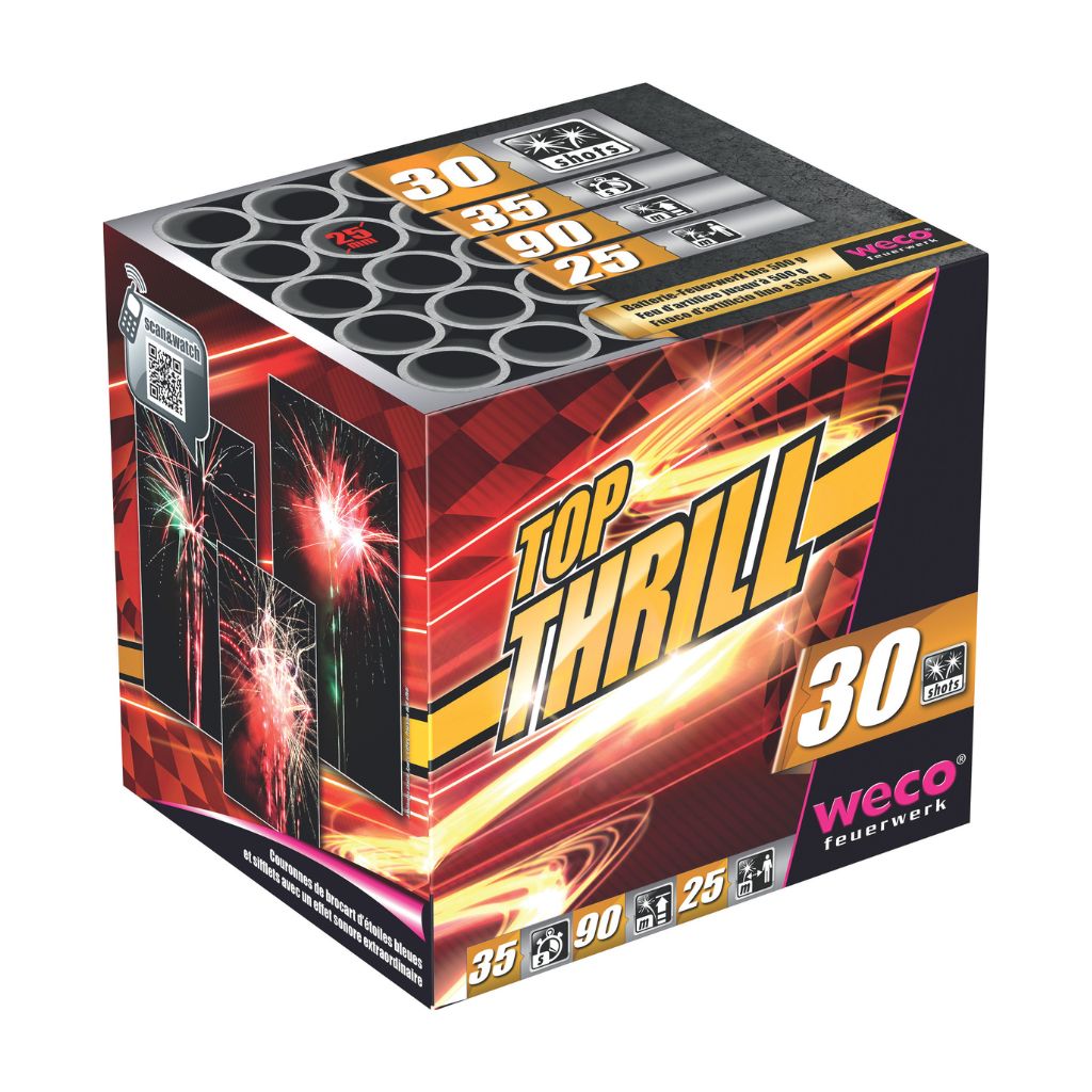 Top Thrill, 30 Schuss Batterie
