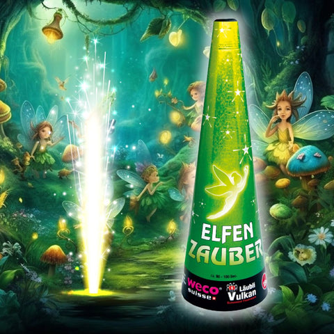 Elfenzauber Feuerwerk Vulkan Läubli