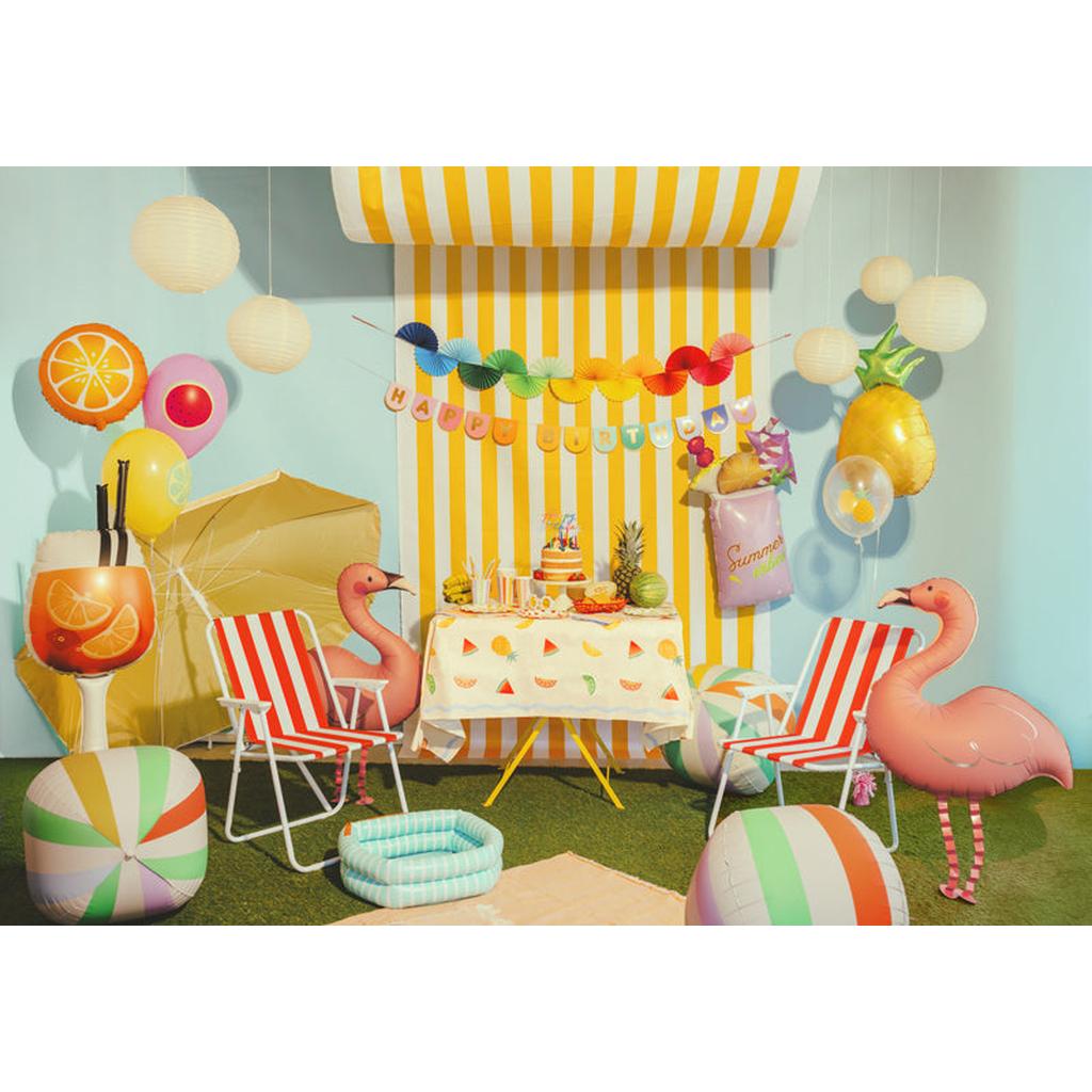 Folienballon Koktajl, 47x79 cm, rose