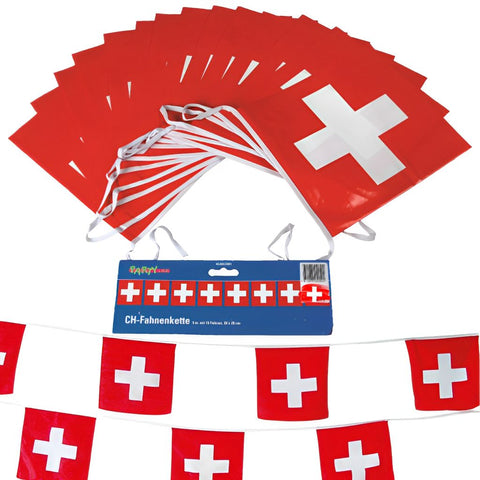 Fahnenkette Schweiz
