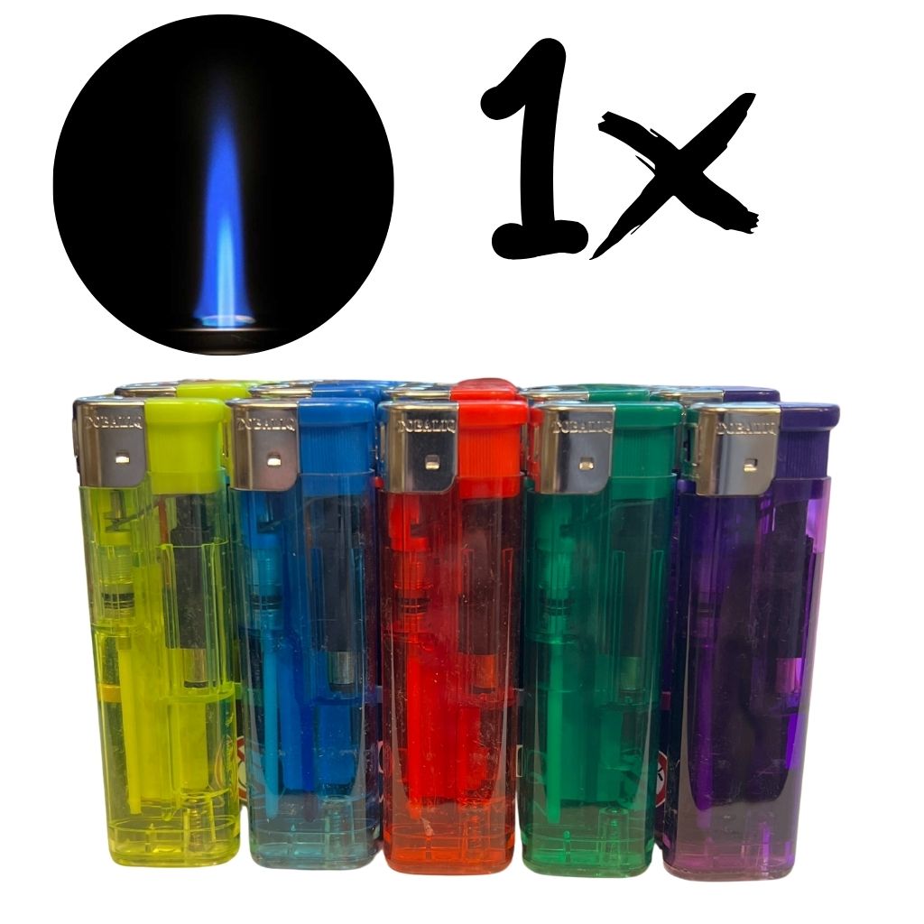 Feuerzeug mit Jetflame (assortiert) - 1 Stück