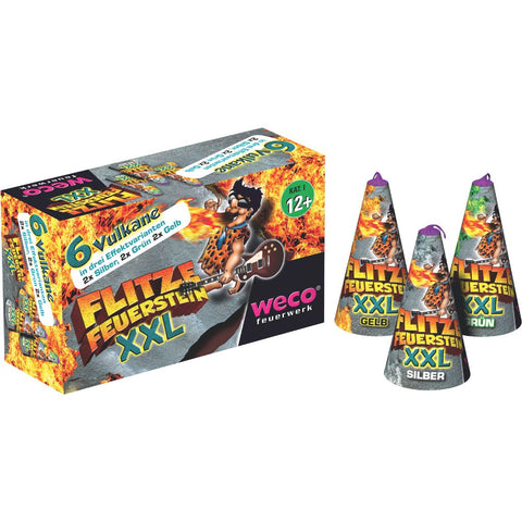 Flitze Feuerstein XXL 6 Stk.