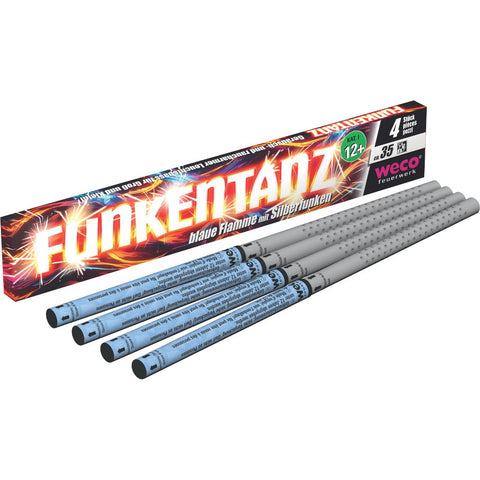 Funkentanz 4 Stk. - Hand-Bengalfackeln