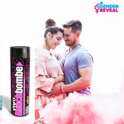 Bombe fumigène rose Gender Reveal - Baby Shower