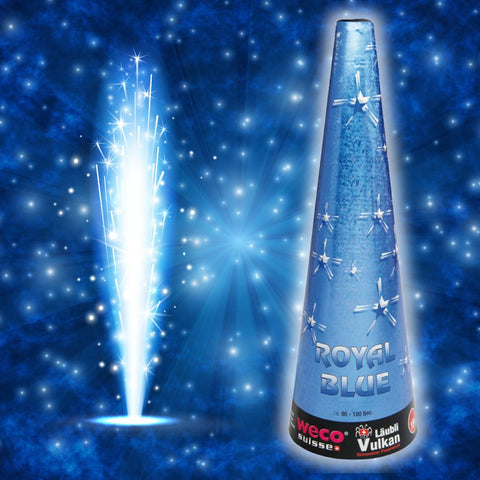 Royal blue Feuerwerk Vulkan