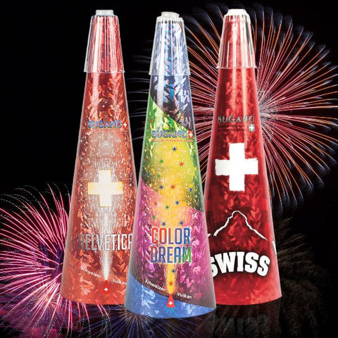 Schweizer Feuerwerk Vulkane