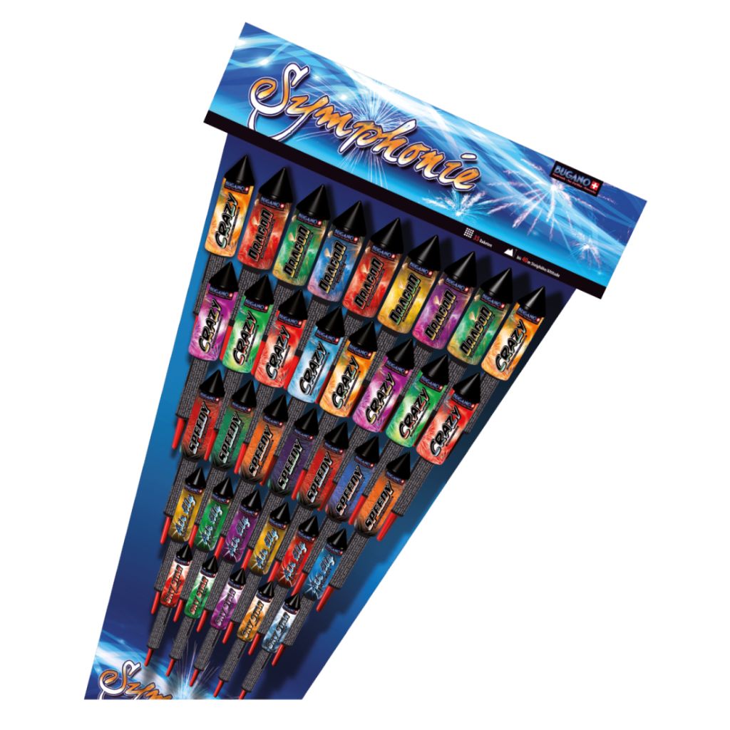 Symphonie Raketen-Set mit 35 Stück