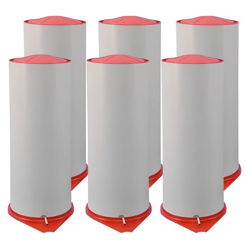 6x XL-Tischbomben 26cm leer ohne Inhalt