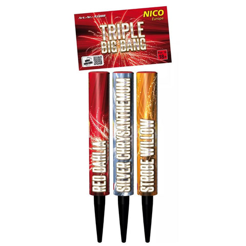 Triple Big Bang, 3 Single Shots im Beutel