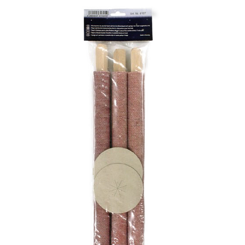 Torche de cire 3 sachets de 75 min.