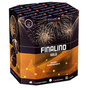 Bugano Finalino Gold Feuerwerksbatterie mit 18 Schuss Kategorie F3