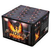 Bugano Phönix Feuerwerksbatterie mit 74 Schuss Kategorie F3