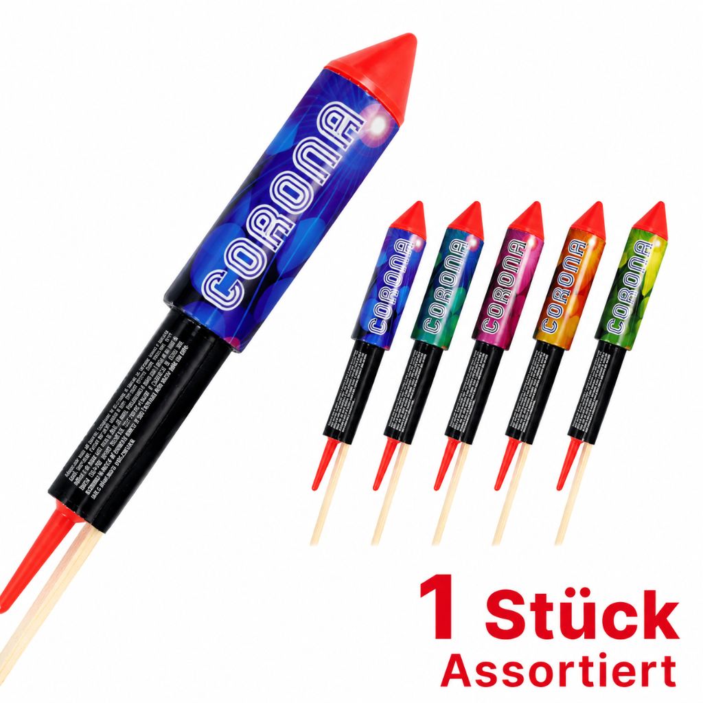 Corona Einzelrakete assortiert – 1 Stück