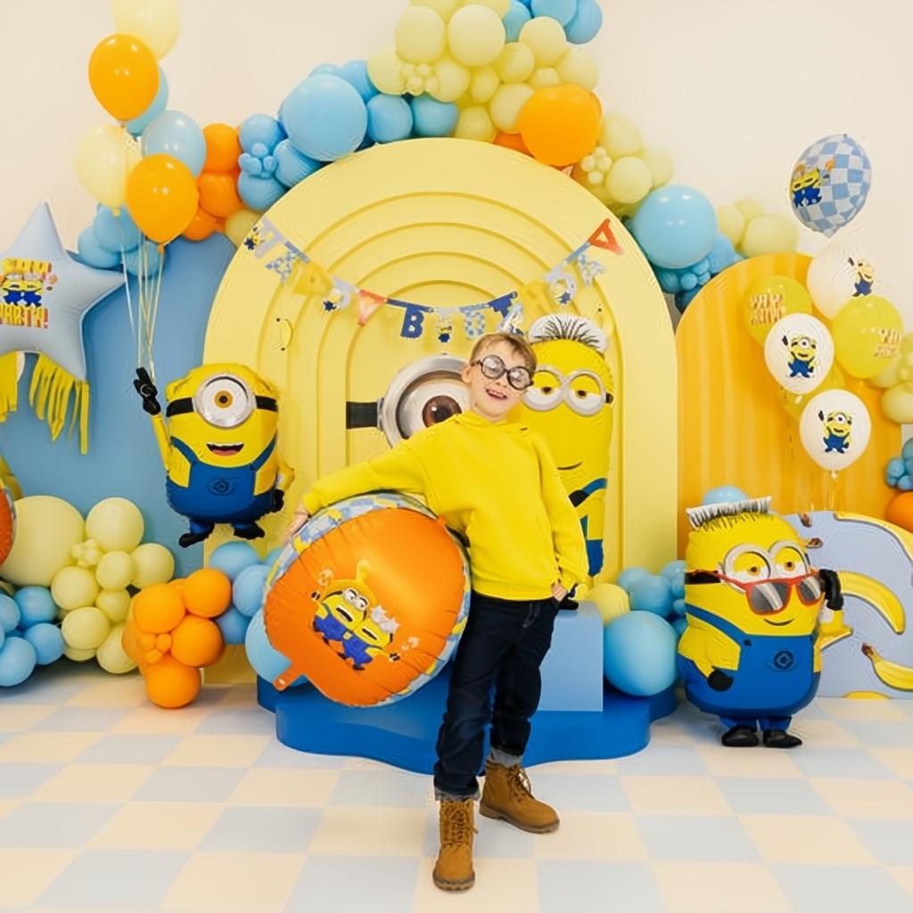 Folienballon Ball mit Minions, 75 cm PartyDeco 3