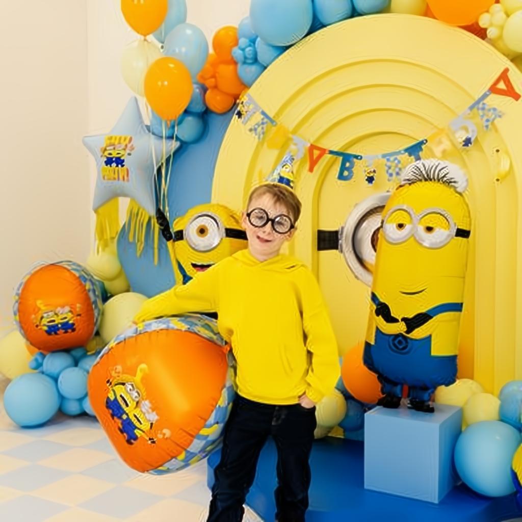 Folienballon Ball mit Minions, 75 cm PartyDeco 4