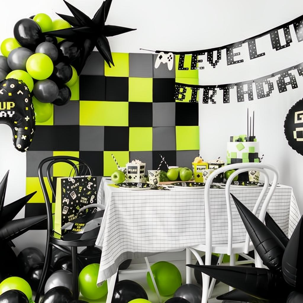 Folienballon Game over, 45 cm, Schwarz PartyDeco 4