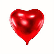 Folienballon Herz, 45cm, rot PartyDeco 1
