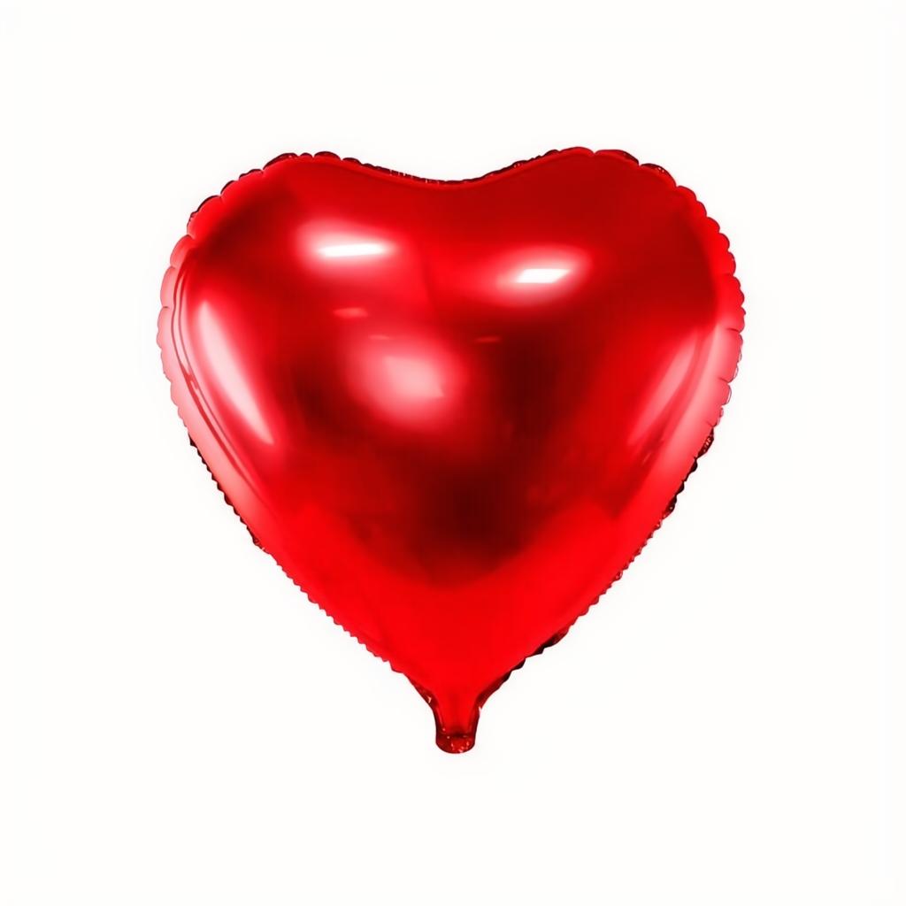 Folienballon Herz, 61cm, rot PartyDeco 1