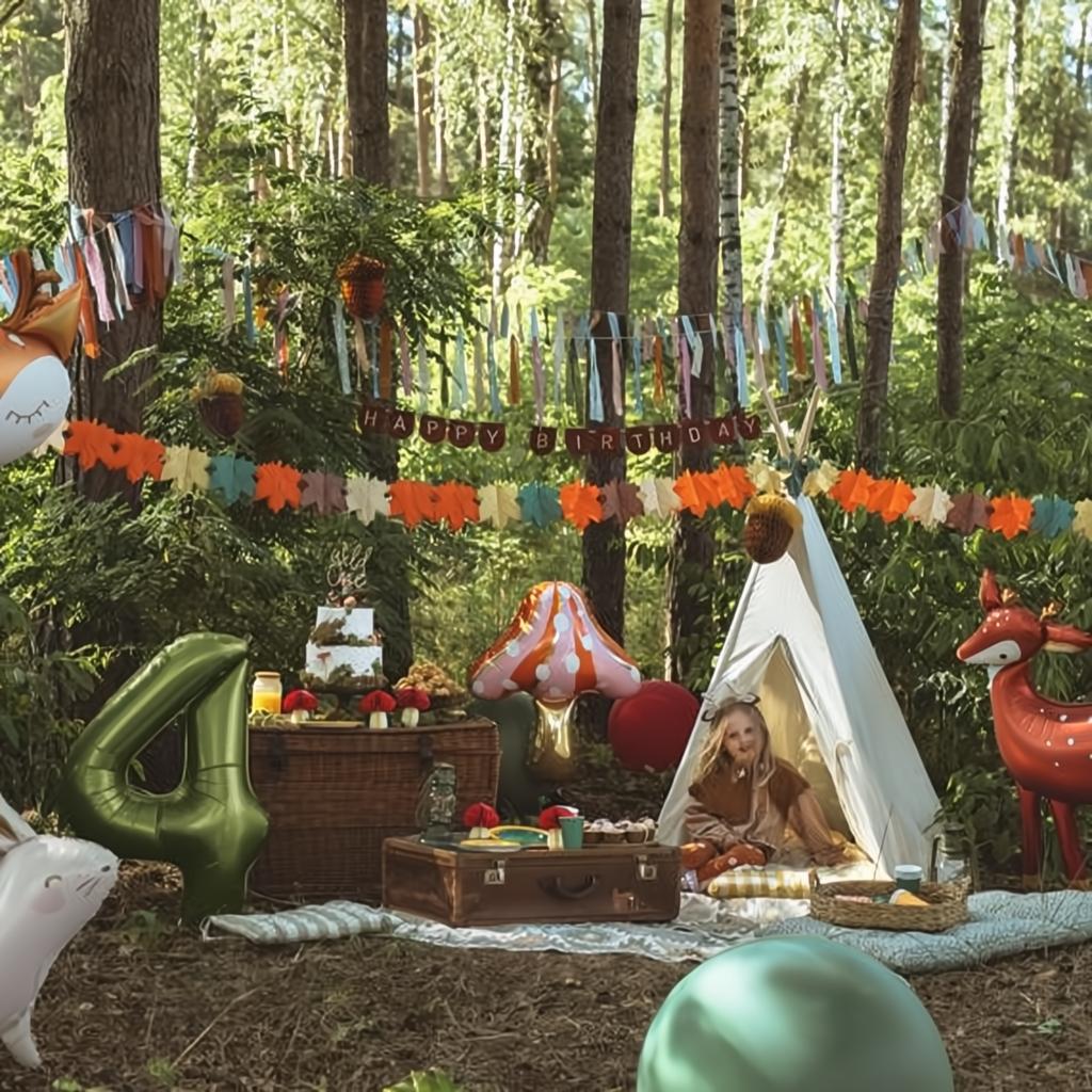 Folienballon Hirsch, 73x64cm PartyDeco 6