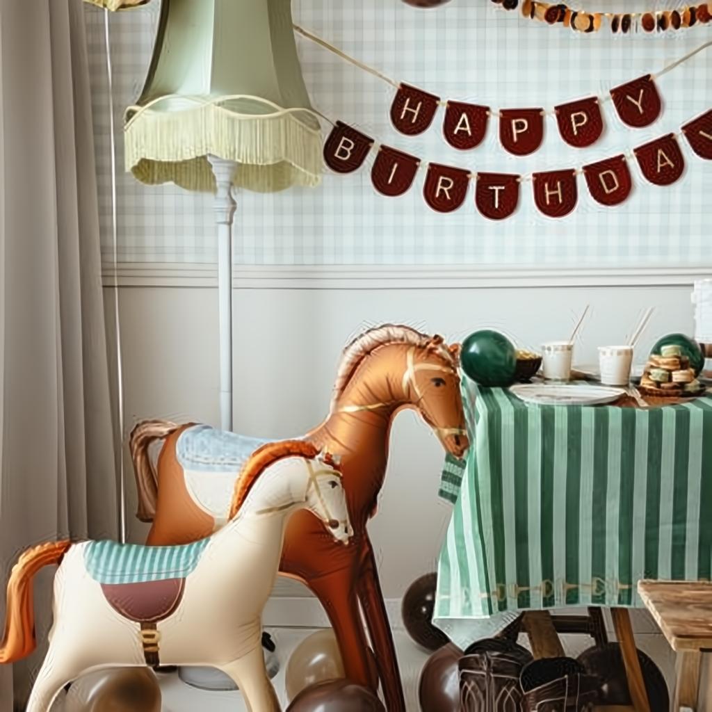 Folienballon Pferd, 86,5x73 cm PartyDeco 4
