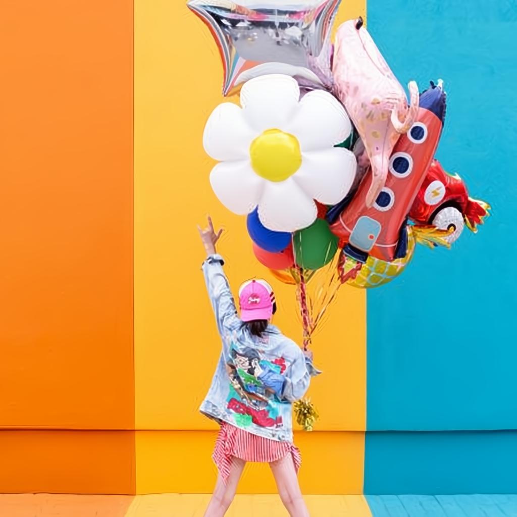 Folienballon Rakete, 44x115cm PartyDeco 3