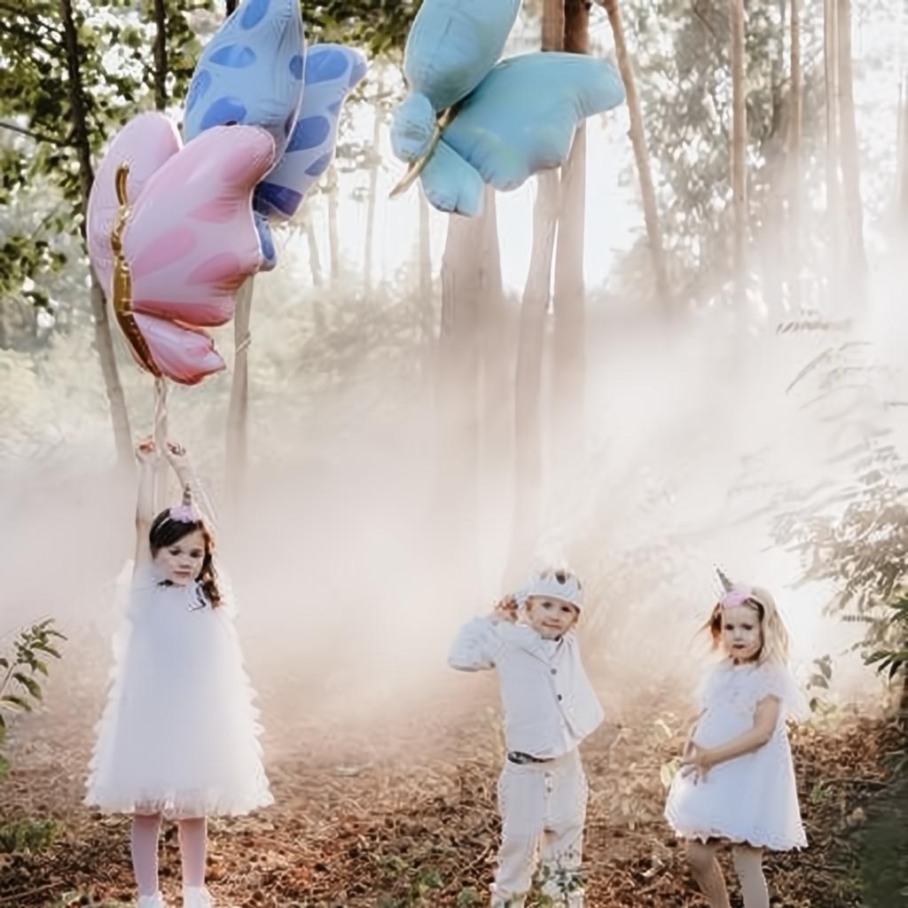 Folienballon Schmetterling, 69x69 cm, mint PartyDeco 4