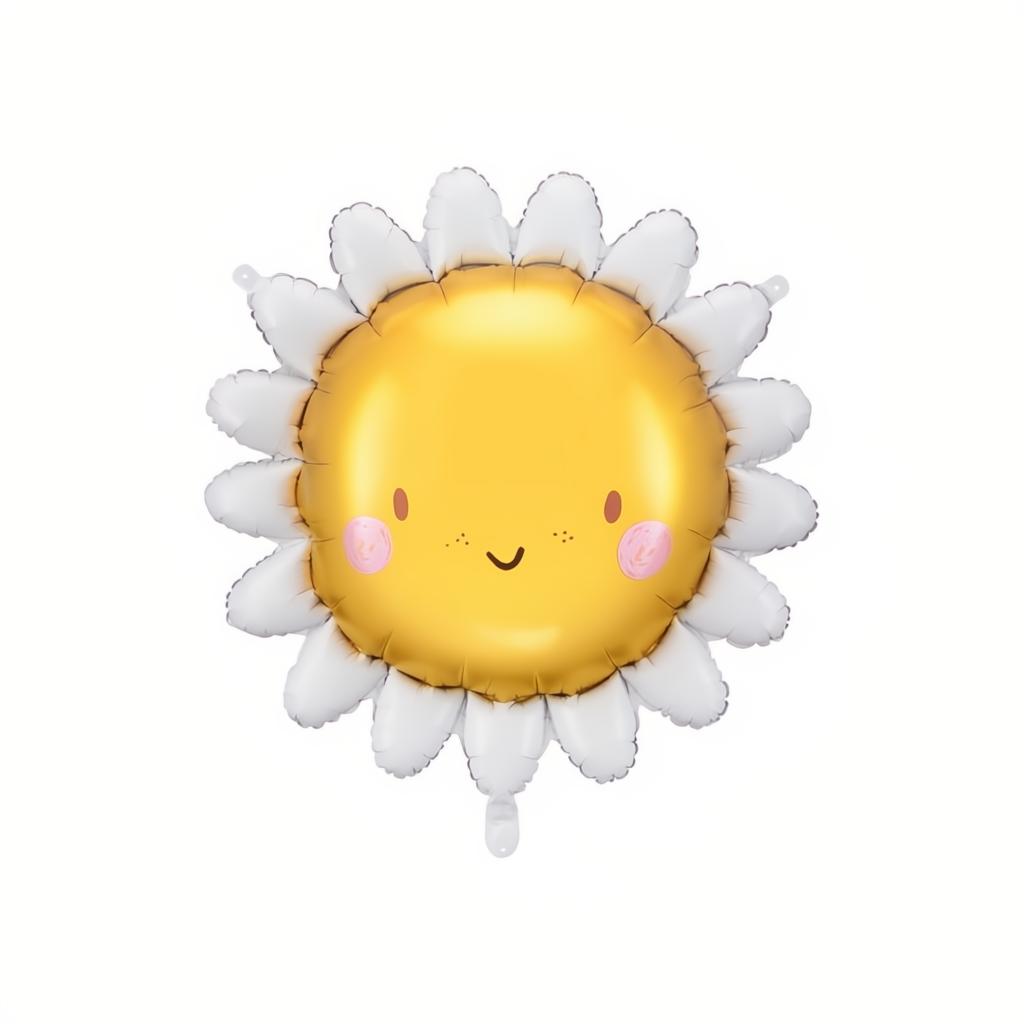 Folienballon Sonne, 90 cm PartyDeco 1