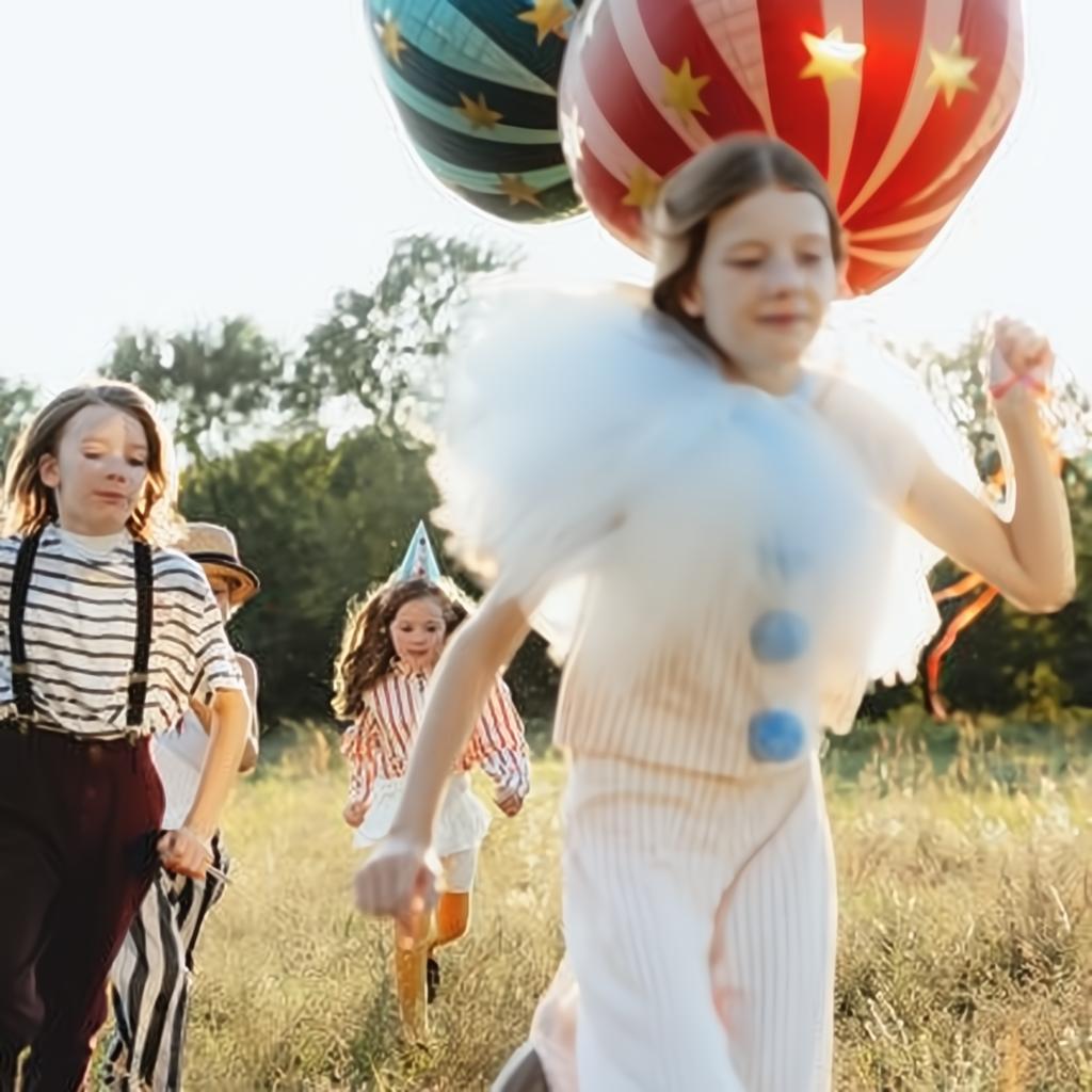 Folienballon Sternenkugel, 75 cm, grün PartyDeco 4