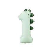 Folienballon Zahl ''1'' Dinosaurier, 92 cm PartyDeco 1