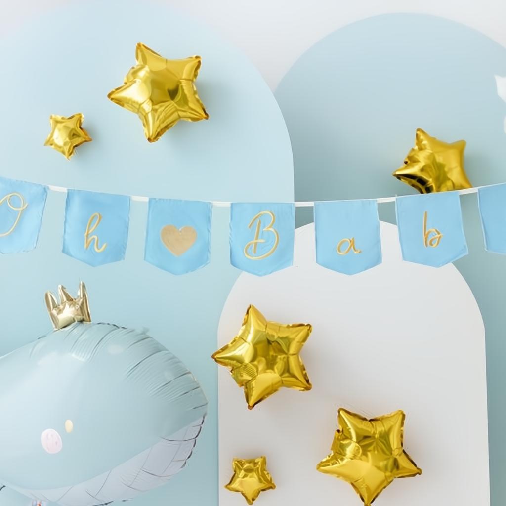 Folienluftballon Wal, 93x60 cm, himmelblau PartyDeco 3