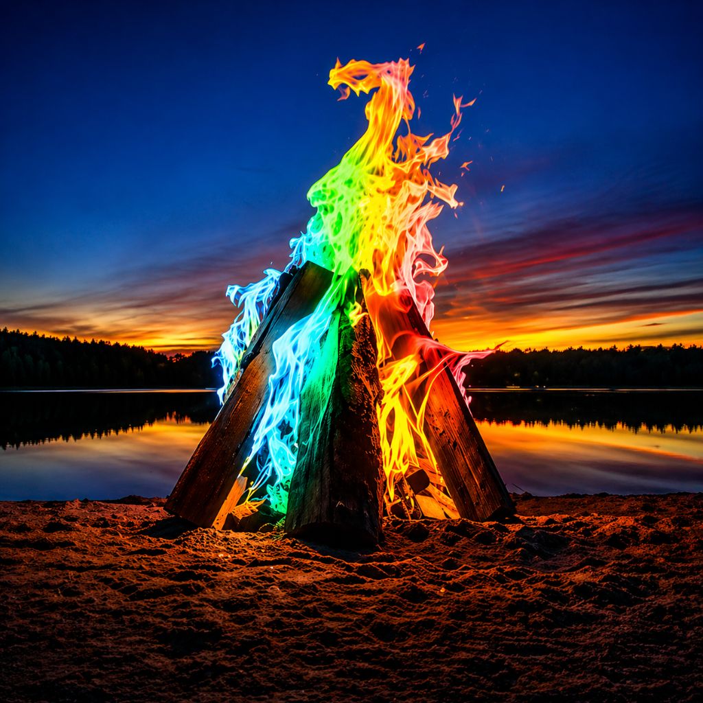 Magic Fire - Flammenfärbung