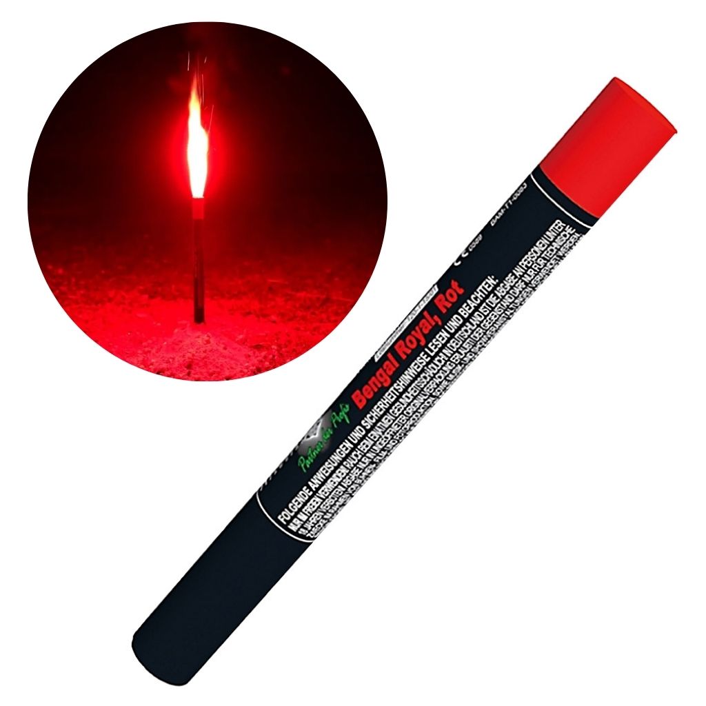 Torche au magnésium, rouge