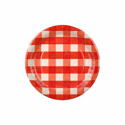 Pappteller kariert, 27 cm PartyDeco 1