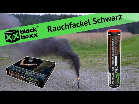 Rauchfackel Schwarz, 5er Pack