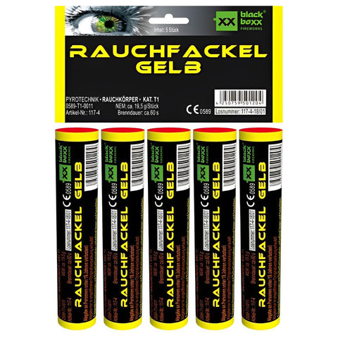 Rauchfackeln Gelb