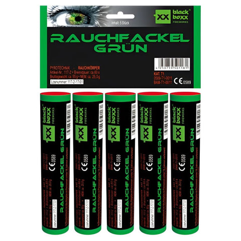 Rauchfackeln Grün