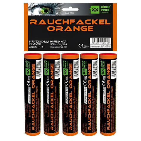 Rauchfackeln Orange