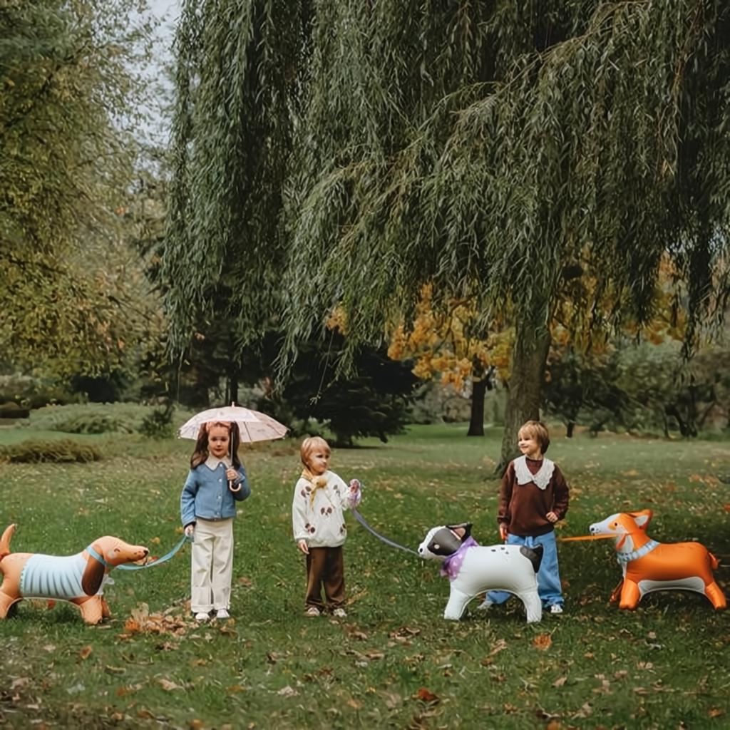 Stehender Folienballon Corgi, 88x70 cm PartyDeco 5