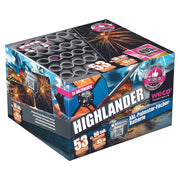 Weco Highlander Feuerwerksbatterie mit 53 Schuss Kategorie F3