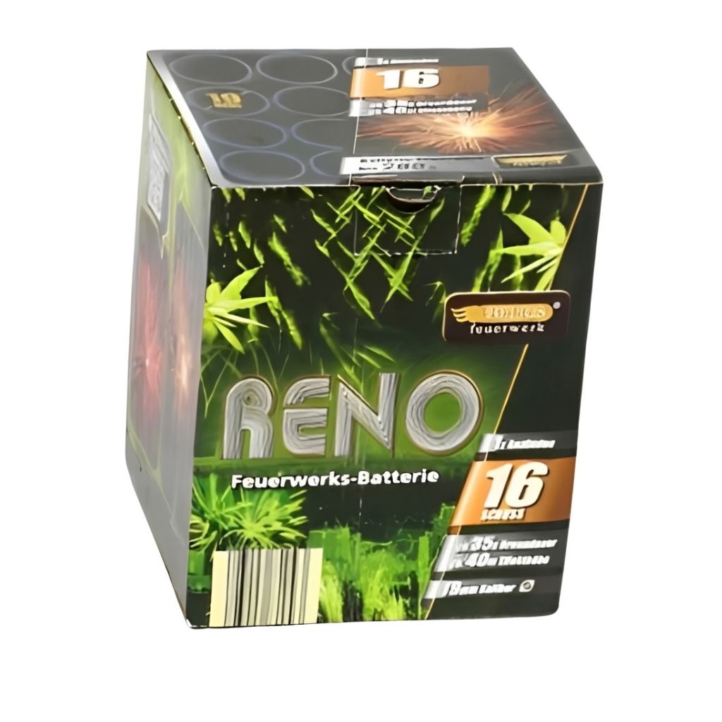 Weco Reno Poison Feuerwerksbatterie mit 16 Schuss Kategorie F3